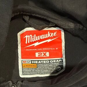 Milwaukee Heated Gear Hoodie Size Men’s 2XL